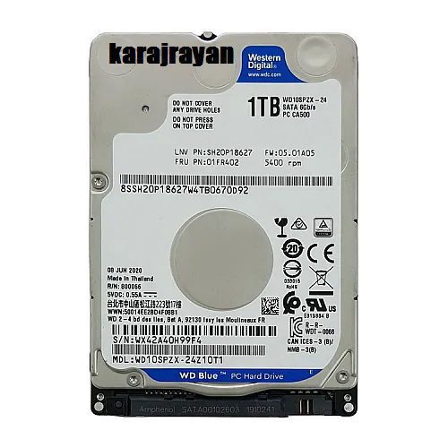 HDD Laptop Western 1TB Sata Slim