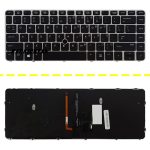 کیبرد لپ تاپ اچ پی EliteBook 840 G3 مشکی-با موس و بک لایت-با فریم نقره ای