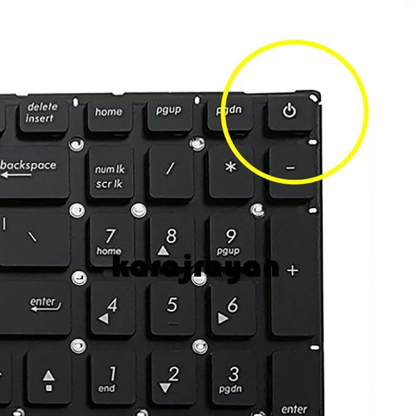 Keyboard Laptop Asus X540_Black