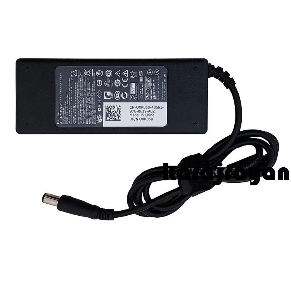 آداپتور لپ تاپ دل 19.5V 4.62A مستطیلی آداپتور لپ تاپ دل 19.5V 4.62A مستطیلی