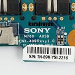 Board USB-HeadPhone Laptop Sony VGN-FW_CNX-409