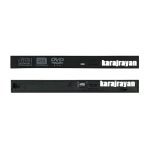 Box DVD External Laptop Pop-Up Slim Sata 12.7mm-USB3 White
