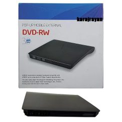 Box DVD External Laptop Pop-Up SuperSlim Sata 9.5mm-USB3 Black