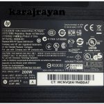 آداپتور لپ تاپ اچ پی 19.5V 10.3A  سرفیش آبی-کابل PC - Image 3