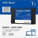 هارد SSD لپ تاپ 1 ترابایت وسترن WD Blue Sata 2.5Inch گارانتی سازگار