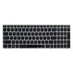 کیبرد لپ تاپ لنوو IdeaPad G50-70 مشکی-بدون بک لایت-با فریم نقره ای
