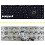 کیبرد لپ تاپ ایسوس K513 مشکی-اینترکوچک بدون فریم