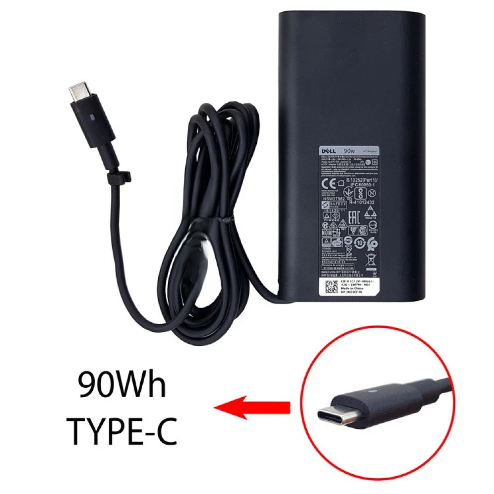 11701050-ADAPTOR-DELL-90W-SLIM-TYPE-C-20-4-5-1-1000x1000 آداپتور لپ تاپ دل 20V 4.5A Slim_Type C - تصویر 1